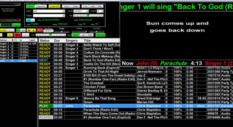 pcdj dex 3 karaoke user lists
